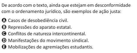 Continuação da questão 50